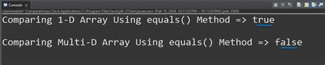 How To Compare Two Arrays In Java Liberian Geek