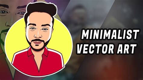 Vector Portrait Flat Illustration Tutorial Step 1 Line Art Youtube