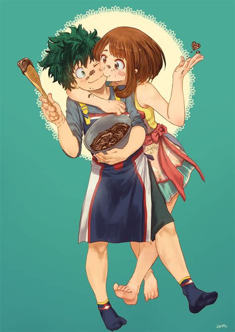 Izuocha Izuku X Ochaco Ochako Uraraka Menina Anime Uraraka Porn Sex