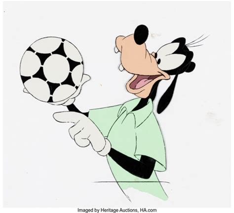 Sport Goofy In Soccermania Scrooge McDuck Production Cel Walt Disney