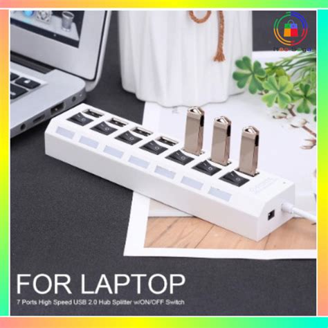 Jual Usb Hub Port Output On Off Saklar Lampu Usb Random