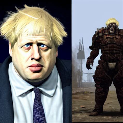 Prompthunt Boris Johnson As A Supermutant From Fallout 4