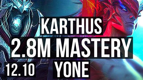 Karthus Vs Yone Mid M Mastery Dominating Kr Diamond