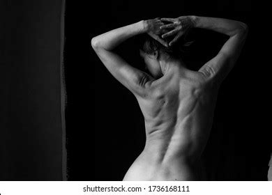 Beautiful Naked Woman Standing Her Back Stock Photo Shutterstock
