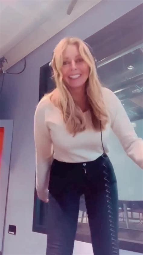 Carol Vorderman Shows Off Her Famous Curves As She Dances In Skintight