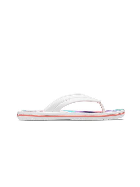 CROCS Damen Zehentrenner Crocband Tie Dye Flip Bunt