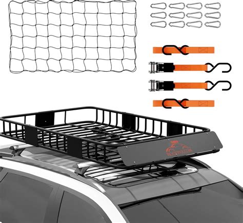 Roofpax Universal Car Roof Rack Basket Spacious Cargo