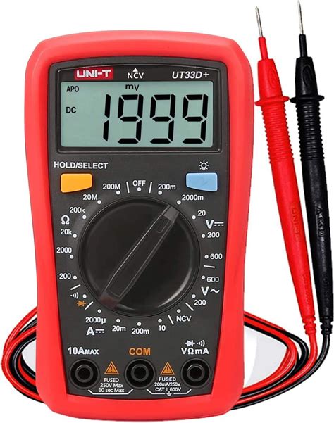 Uni-T UT33D+ 600V 10A Dijital Multimetre : Amazon.com.tr: Yapı Market
