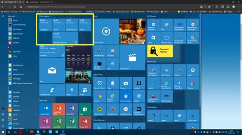 How to Pin a World Clock to Start in Windows 10 | Tutorials