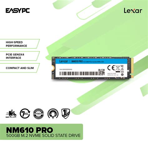 Easypc Lexar Nm Pro Gb Tb M Nvme Solid State Drive Ssd For