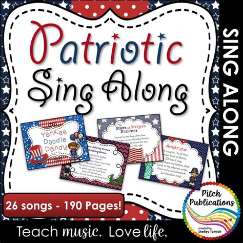 Patriotic Sing Along! - Over 190 Pages - 26 Songs!