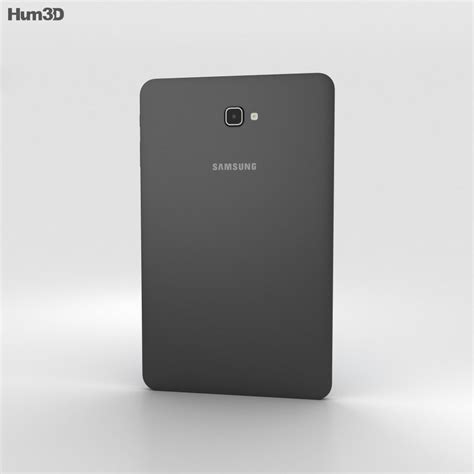 Samsung Galaxy Tab A 10.1 Metallic Black 3D model - Download Tablet on ...