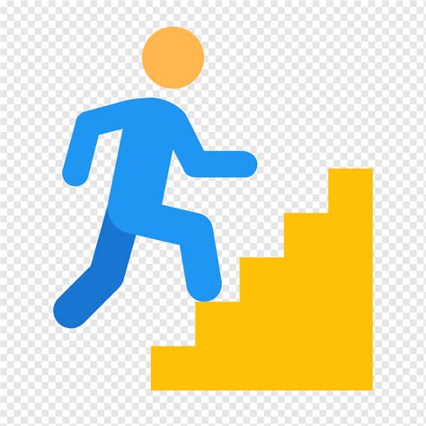 Stairs Computer Icons Stair Climbing Stairs Blue Angle Text Png