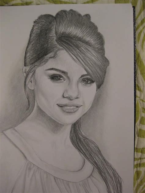 Selena Gomez Drawing | Celebrity Sketches