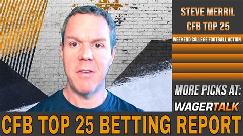 College Football Week 13 Picks And Odds Top 25 College Football