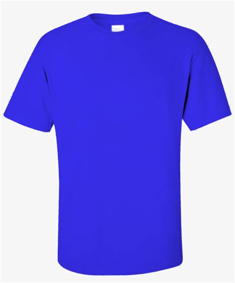 T Front Royal Shirtfront - Royal Blue T Shirt Front Transparent PNG ...