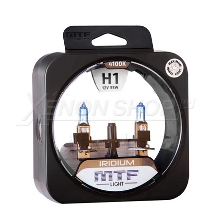 Галогеновые лампы MTF-Light IRIDIUM H1 (МТФ-Лайт Иридиум) HRD1201 4100K ...