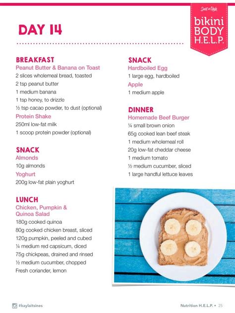 Easy Kayla Itsines Meal Plan: Simple and Homemade Recipes