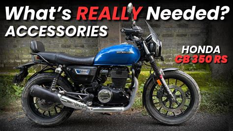 accessories honda cb  rs  whats important