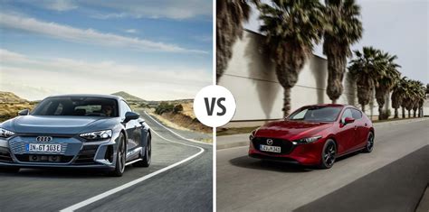 Audi E Tron GT VS Mazda Mazda3 Autovergleich AUTOGOTT DE