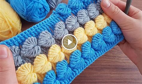 Very Easy D Crochet Baby Blanket Model Explanation Knitting Cookwoz