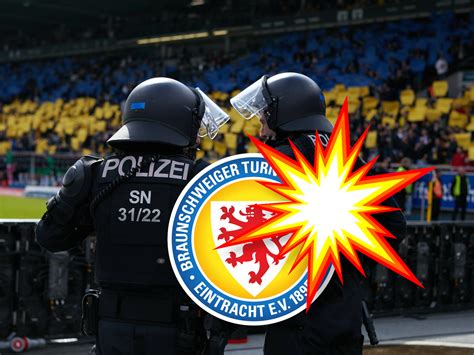 Eintracht Braunschweig Wieder Heftiger Polizei Einsatz Fan In Gesicht