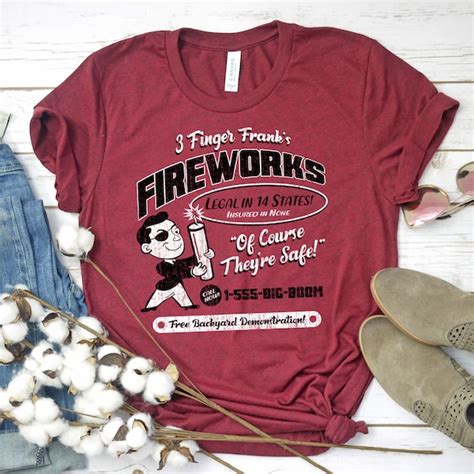 Fireworks Tshirt Etsy