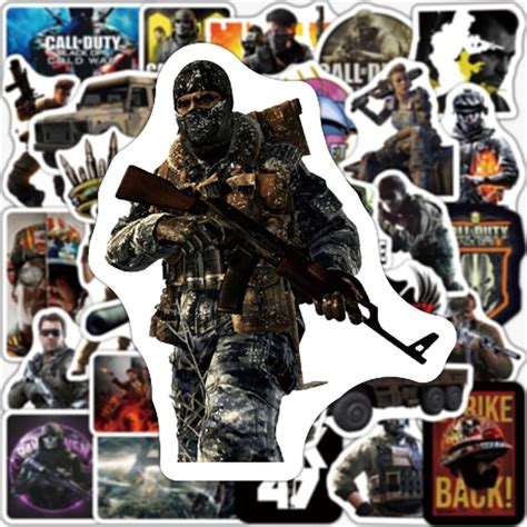 Call Of Duty Game Adhesive Stickers Decals 103050 Piece