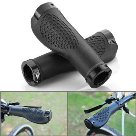 Ergonomic Rubber Mtb Mountain Bike Bicycle Handlebar Grips Cycling Lock