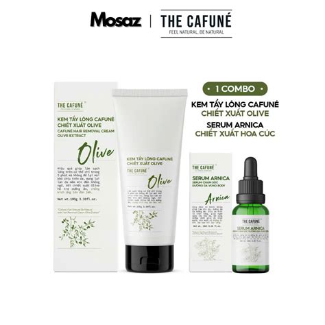 Combo Kem Tẩy Lông Vùng Bikini Tay Chân Nách Cafuné Kem Tẩy Lông