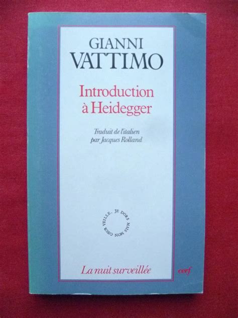 Introduction à Heidegger 9782204023979 Vattimo Gianni Books