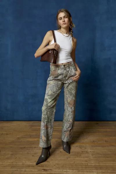 BDG Camo High Waisted Carpenter Pant Urban Outfitters Canada