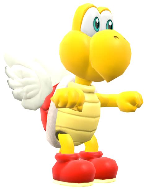 File Mk8 Koopa Paratroopa Model Png Super Mario Wiki The Mario Encyclopedia