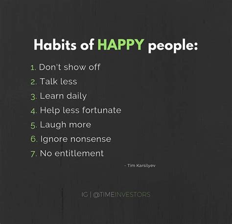 Habits Of Happy People Pictures Photos And Images For Facebook