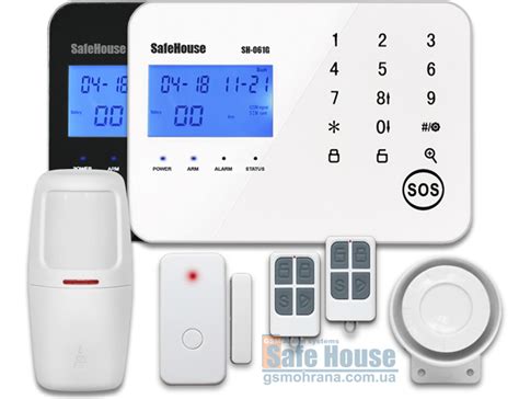 GSM сигнализация для дома, квартиры, маркета, офиса • SafeHouse™