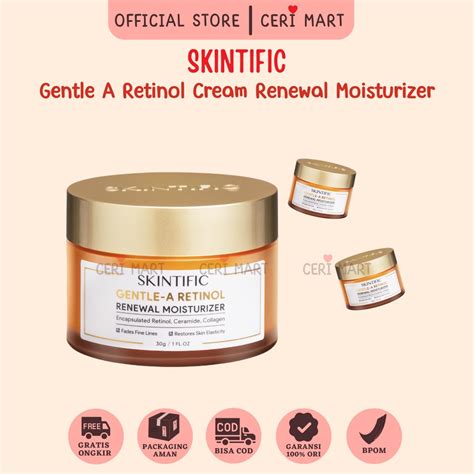 Jual Skintific Gentle A Retinol Cream Renewal Moisturizer Retinol