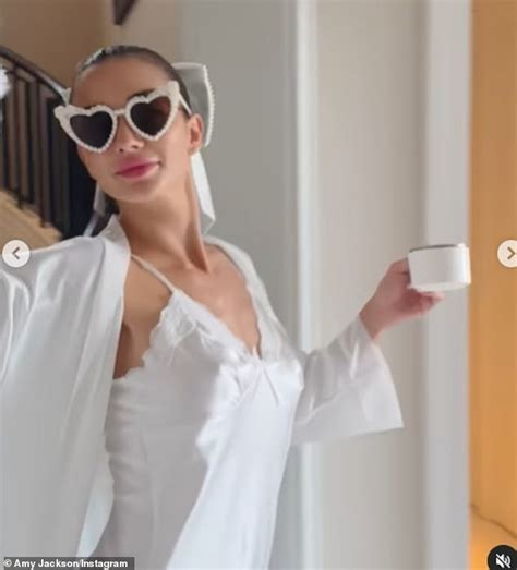 Amy Jackson Flaunts Her Incredible Figure In A Skimpy White Bikini As She Gives A Glimpse At Her