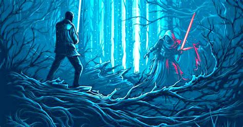 Finn Vs Kylo Ren In Final Star Wars The Force Awakens Imax Poster