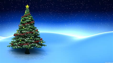 Animated Christmas Tree Wallpaper. | Christmas tree background, Blue ...