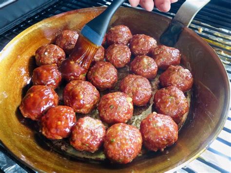 Smoked Cheesy Barbecue Meatballs My Lilikoi Kitchenmy Lilikoi Kitchen