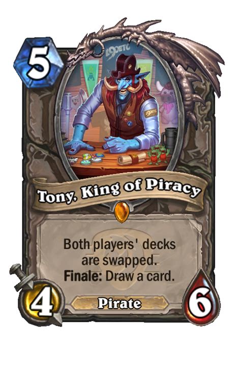 Tony King Of Piracy Best Hearthstone Decks HSReplay Net