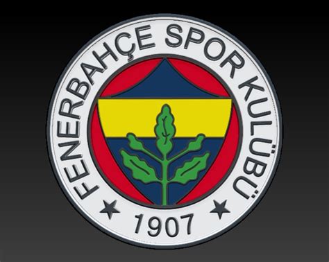 3D file Logo Fenerbahce SK 🏈 ・3D printing design to download・Cults