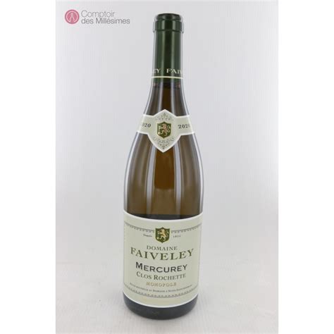 Mercurey White Clos Rochette Monopole Faiveley