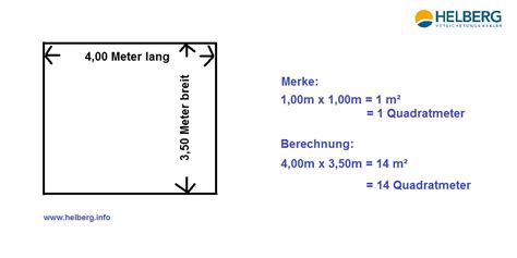 Quadratmeter Berechnen Online