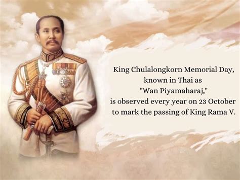 Pr Thai Government On Twitter King Chulalongkorn Memorial Day Known