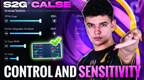 Pmgc New S G Calse New Settings Sensitivity For Pubg Bgmi Calse