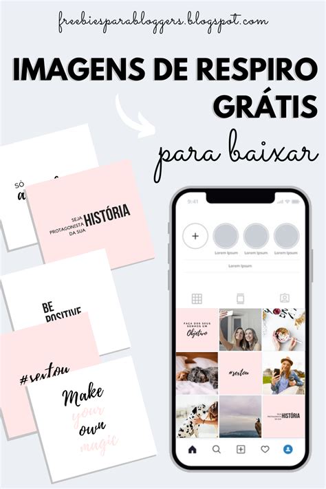 Como Organizar O Feed Do Instagram 20 Fotos De Respiro Grátis Para