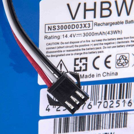 vhbw Battery Replacement for YX-Ni-MH-022144 for Home Cleaner Blue ...