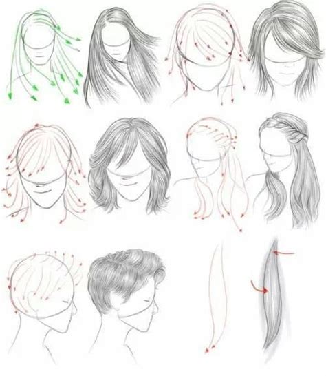 Aprender A Dibujar Cabello Realista How To Draw Hair Drawing Techniques Drawing People