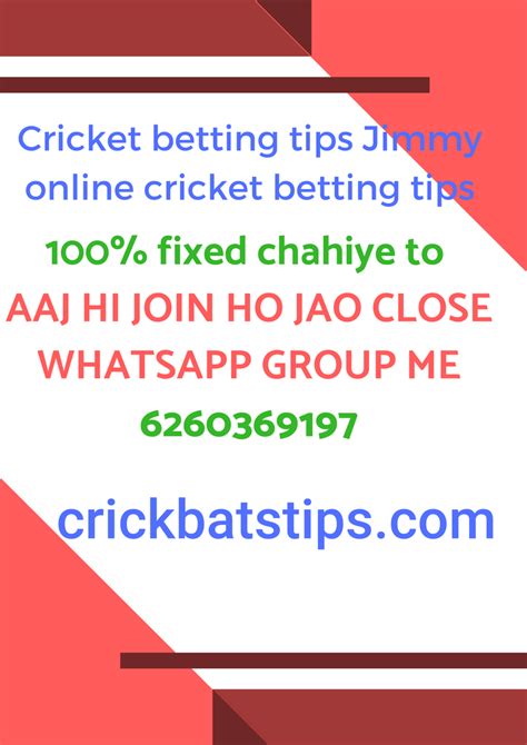 #Crickbatstips-Online Cricket Betting Expert | by Cricket Betting Tips ...